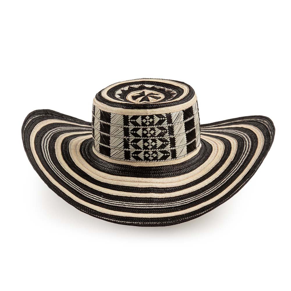 Sombrero vueltiao en caña flecha
